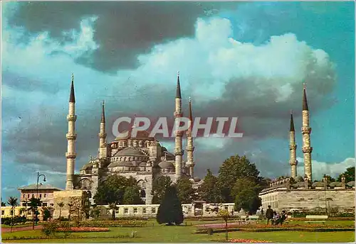 Moderne Karte Istanbul Turkey Sutlan Ahmet Camii