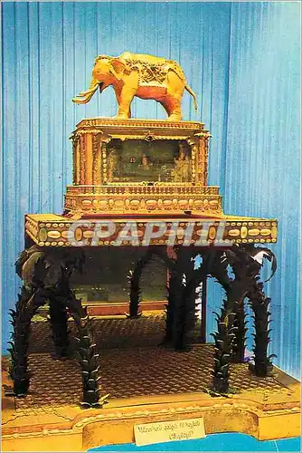 Cartes postales moderne Istanbul Turkey Boite de bijou de l'instrument de musique et d'elephant Art turc