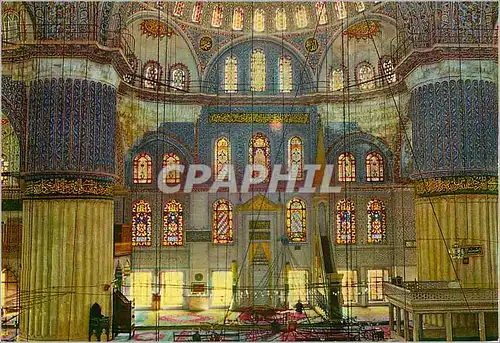 Moderne Karte Istanbul Turkey Sutlan Ahmet Camii