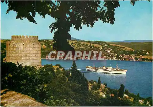 Moderne Karte Istanbul Turkey View of the Bosphorus from Europeen side