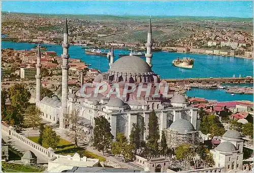 Moderne Karte Istanbul Turkey La Mosquee de Soliman le Magnifique