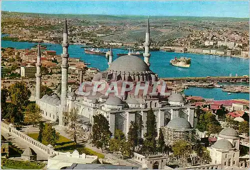 Cartes postales moderne Istanbul Turkey La Mosquee de la Soliman le magnifique et la Corne d'Or