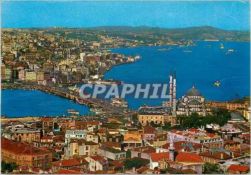 Cartes postales moderne Istanbul Turkey Vue generale d'Istanbul et la Corne d'Or