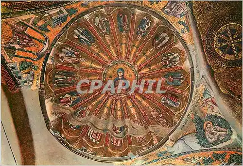 Moderne Karte Istanbul Turkey Byzantin mosaic from Khora Museum