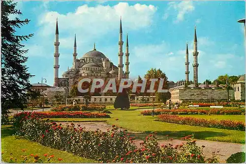 Moderne Karte Istanbul Turkey Sultan Ahmet Camii ve civan