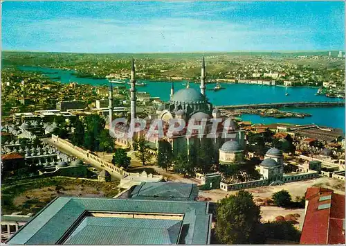 Moderne Karte Istanbul Turkey Vue generale de la mosquee Suleyman iye