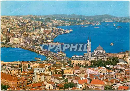 Cartes postales moderne Istanbul Turkey Vue generale d'Istanbul et la Corne d'Or