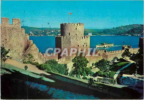 Moderne Karte Istanbul Turkey Le Chateau Fort de Rumeli