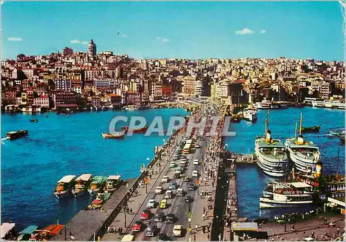 Cartes postales moderne Istanbul Turkey Vue generale du pont de Galoto