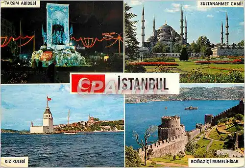 Moderne Karte Istanbul Turkey