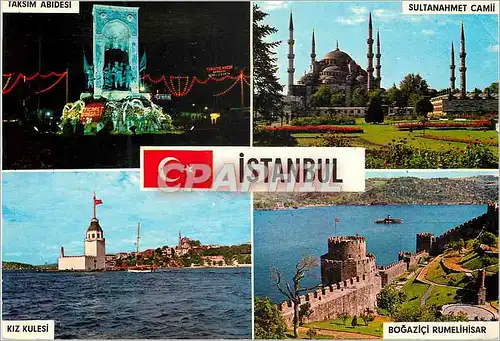 Cartes postales moderne Istanbul Turkey Salutation d'Istanbul