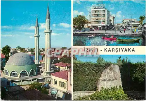 Moderne Karte Izmir Turkey Karsiyaka