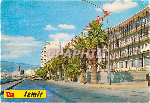 Moderne Karte Izmir Turkey