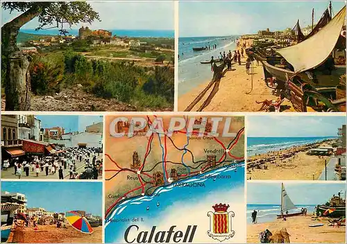 Cartes postales moderne Calafell Divers aspects de la ville