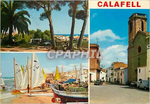 Cartes postales moderne Calafell Tarragona Divers aspects de la ville