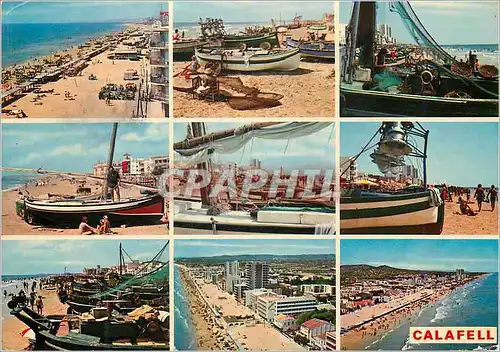 Cartes postales moderne Calafell Tarragona Divers aspects de la Ville