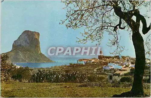 Cartes postales moderne Calpe Alicante Vue generale de Calpe et Rocher d'Ifach