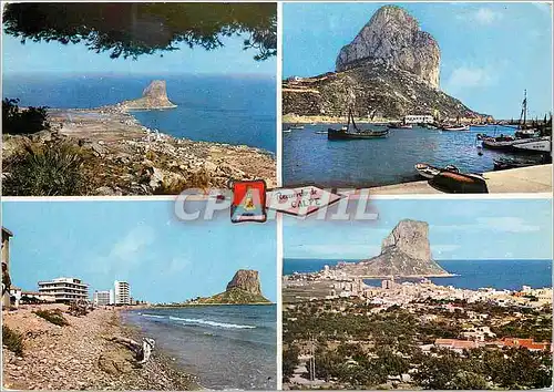 Cartes postales moderne Calpe (Alicante) Vue du Rocher de Ifach