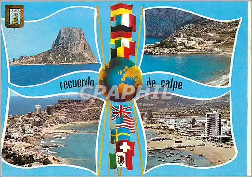 Cartes postales moderne Calpe (Alicante) Divers aspects