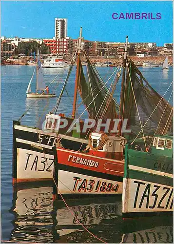 Cartes postales moderne Cambrils Tarragona Detaille