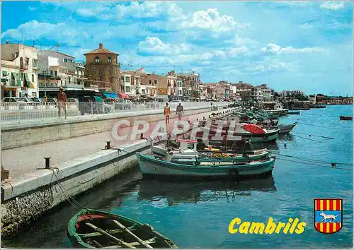 Moderne Karte Cambrils (tarragona) costa dorada le port