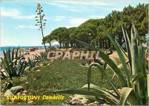 Moderne Karte Cambrils (tarragona) costa dorada plage de vilafortury