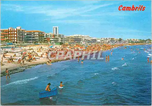 Moderne Karte Cambrils (tarragona) costa dorada plage