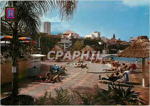 Cartes postales moderne Puero de la cruz placine lido san telmo