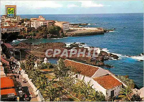 Cartes postales moderne Puero de la cruz (Tenerife) promenade san telmo vue partielle