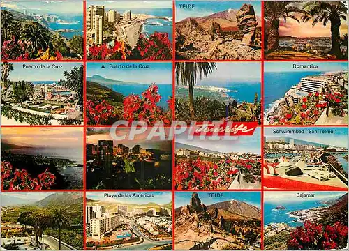 Cartes postales moderne Tenerife schimmbad san telmo