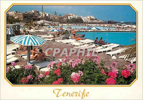 Cartes postales moderne Tenerife puerto de la cruz  lago martianez vista parcial