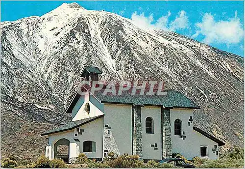 Cartes postales moderne Teide (m 3717) little church on teide mount