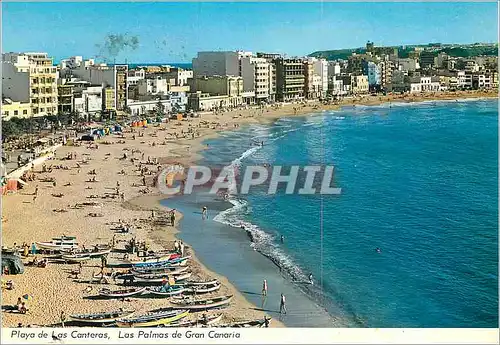 Moderne Karte Las Palmas de Gran Canaria Las Conteras Beach