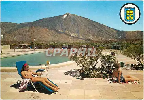 Cartes postales moderne Tenerife Piscine Hotellerie de Turisme et Teide