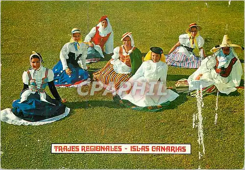 Cartes postales moderne Islas Canarias Trajes Regionales