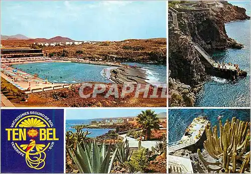 Cartes postales moderne Tenerife Las Galietas Several Features