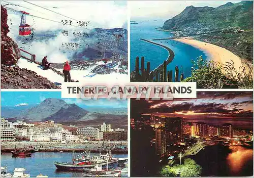 Moderne Karte Tenerife Canary Islands