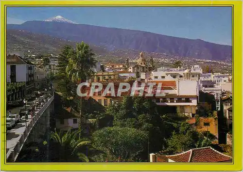 Moderne Karte Tenerife Paisage et le Teide au fond