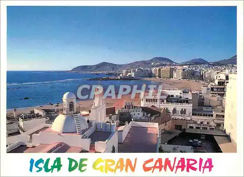 Moderne Karte Las Palmas Isla de Gran Canaria