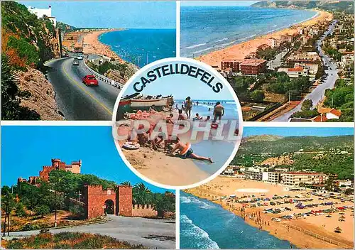 Cartes postales moderne Castelldefels Costa Dorada