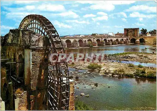 Cartes postales moderne Cordoba Vue du Moulin de la Albolafia et Pont romain