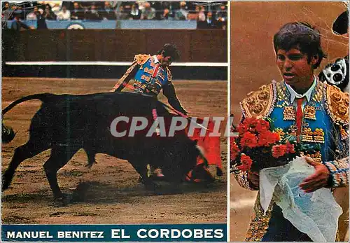 Moderne Karte Manuel Benitez El Cordobes Taureau Corrida