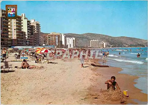 Moderne Karte Cullera (Valencia) Plage de Saint Antonio