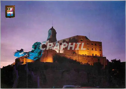 Cartes postales moderne Cullera (Valencia) Chateau illumine