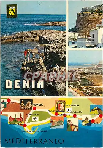 Cartes postales moderne Denia (Alicante) Detaille del Castillo