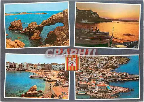 Cartes postales moderne Costa Brava La Escala Varios aspectos