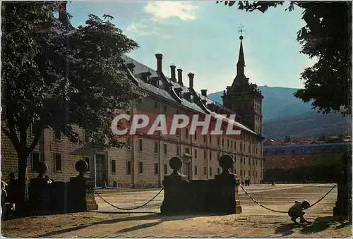 Moderne Karte El Escorial Monastere facade sur le Nord