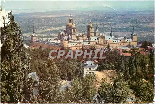 Moderne Karte El Escorial Monastere Vue generale