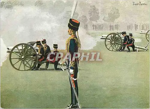 Cartes postales moderne Royal Horse Artillery Firixo Salute Militaria