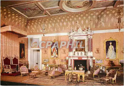 Moderne Karte Queen Mary's Dolls House Windsor Castle The Saloon or Drawing Room
